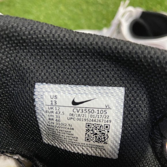 Nike Alpha Huarache Elite 3 Mid Metal Baseball Cleats CV3550-105 Men’s NEW main image 8
